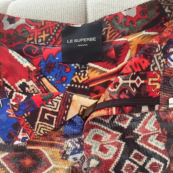 le superbe sequin patchwork shorts - Picture 7 of 10